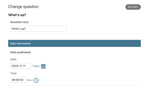 Form has fieldsets now